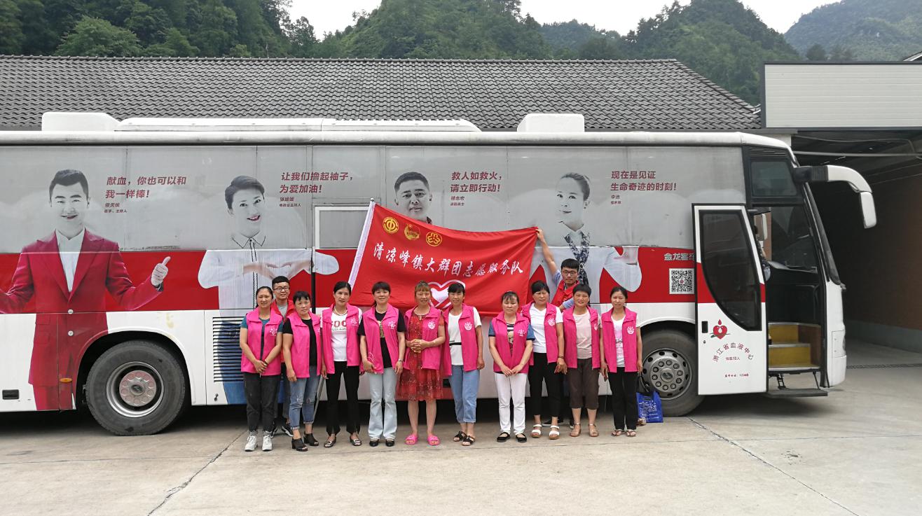 撸起你的袖子 传递一份爱心——记临安区清凉峰镇献血活动