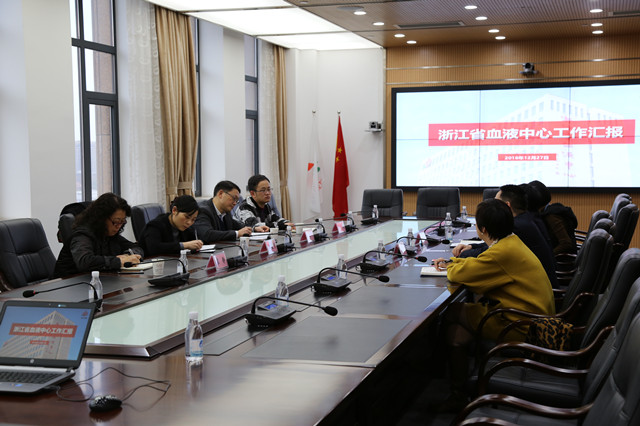 驻省卫生健康委纪检监察组来我中心调研指导