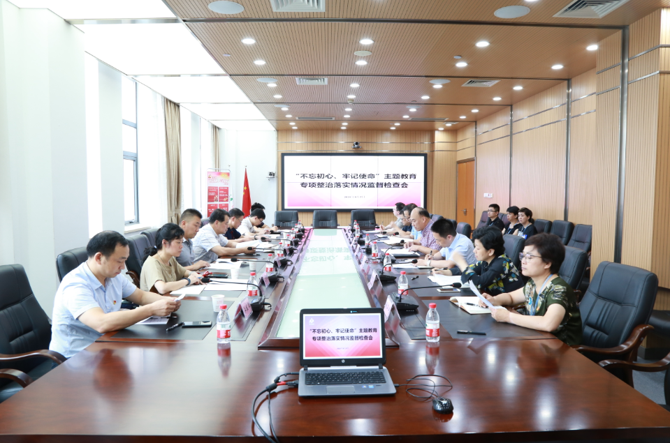省卫健委第五巡回指导组来我中心开展“不忘初心、牢记使命”主题教育专项整治落实情况监督检查